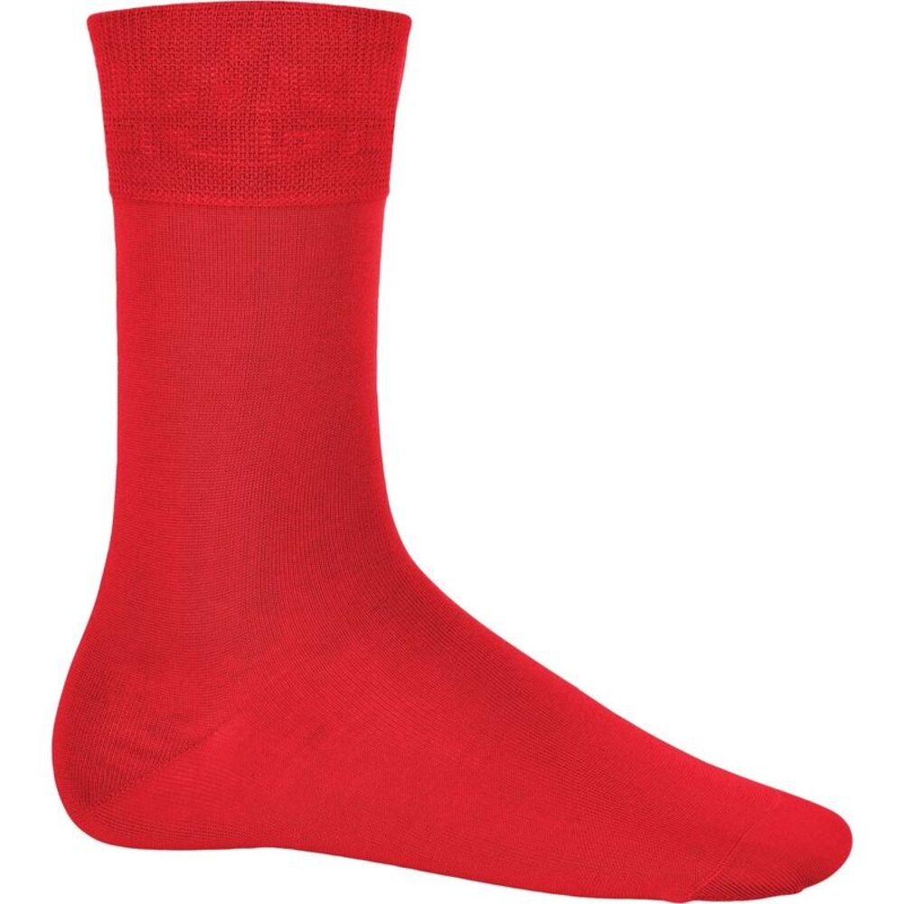 Kariban Cotton City Mens Casual Cotton Rich Socks / Red